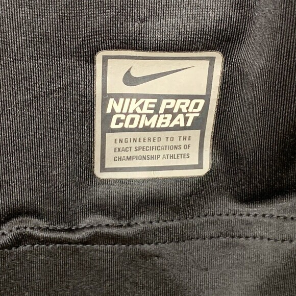 Nike ProCombat Long Sleeve Top Men Small Fitted Dri Fit Gray Baseball - Picture 4 of 12
